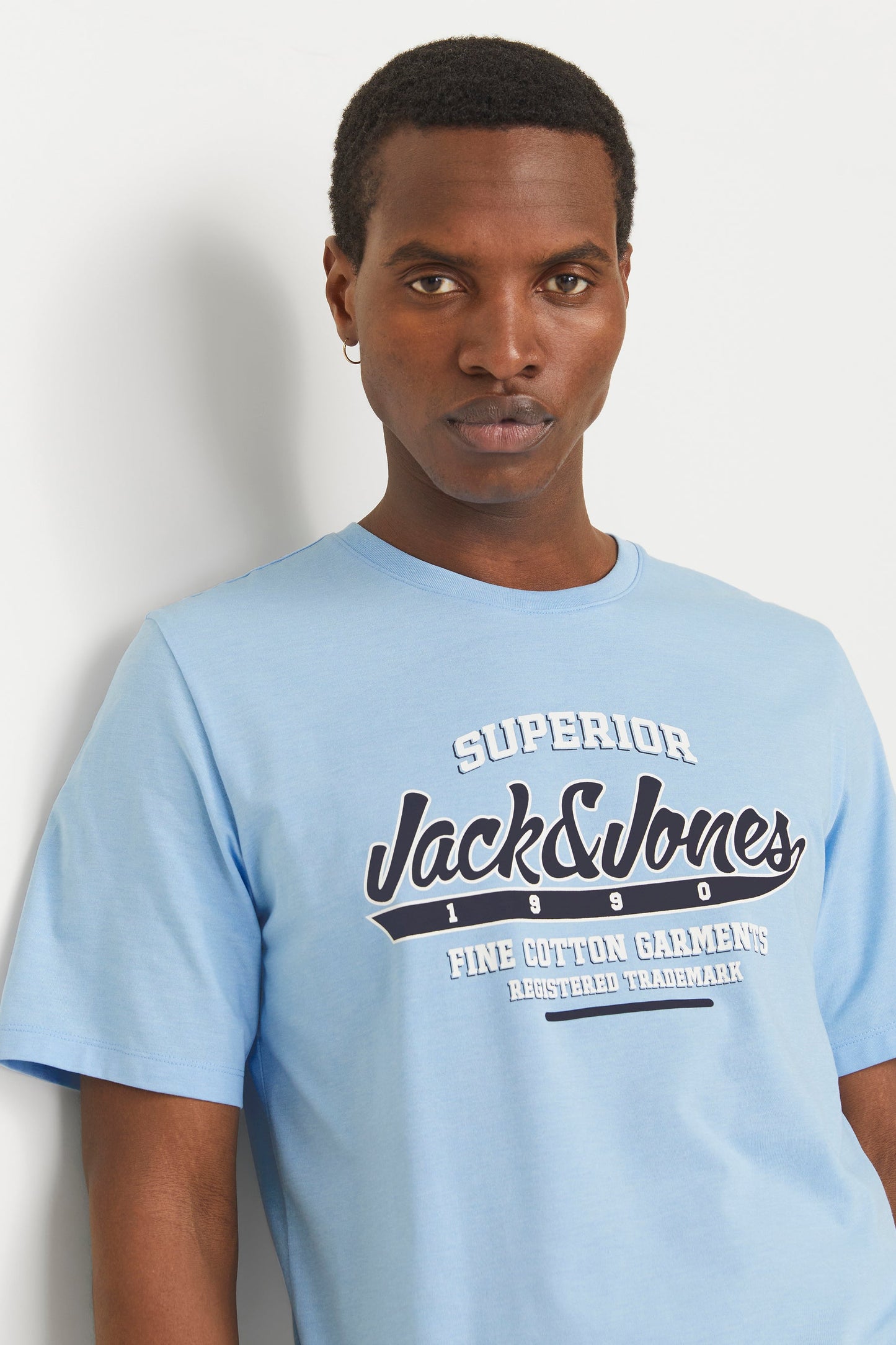 Blauwe Korte Mouwen T-shirt - ORIGINALS BY JACK & JONES