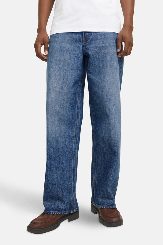 Mid Blue Wide Leg Jeans - JACK & JONES JEANS INTELLIGENCE