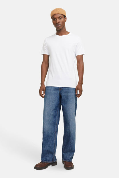 Mid Blue Wide Leg Jeans - JACK & JONES JEANS INTELLIGENCE