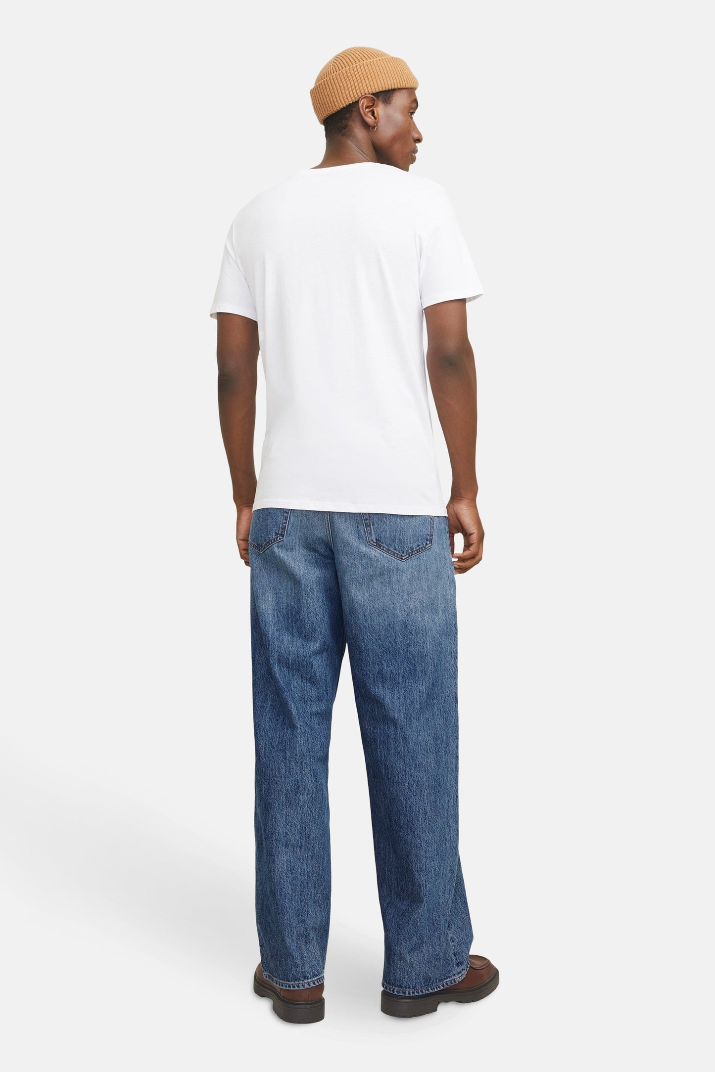 Mid Blue Wide Leg Jeans - JACK & JONES JEANS INTELLIGENCE