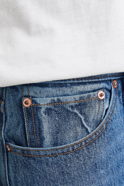 Mid Blue Wide Leg Jeans - JACK & JONES JEANS INTELLIGENCE