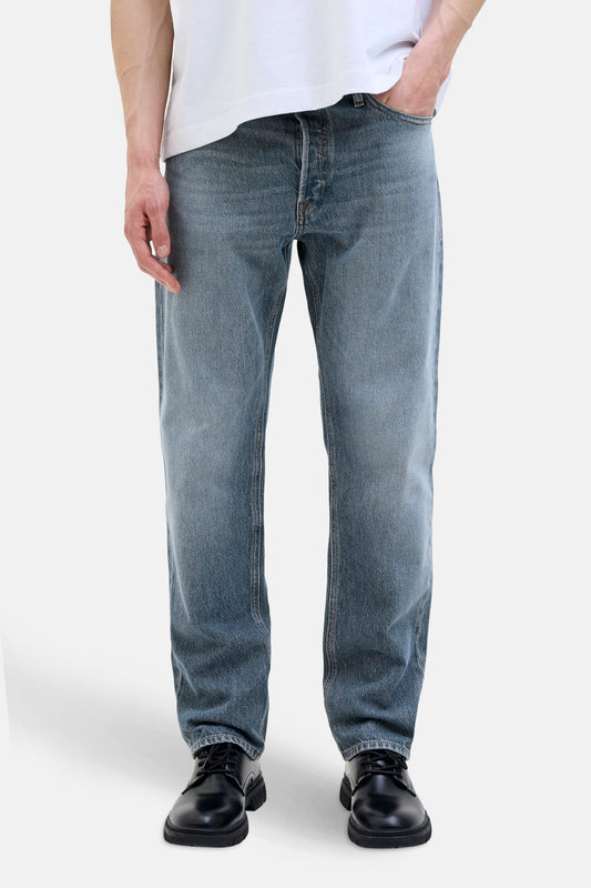 Tapered Mid Blue Denim Jeans - JACK & JONES JEANS INTELLIGENCE