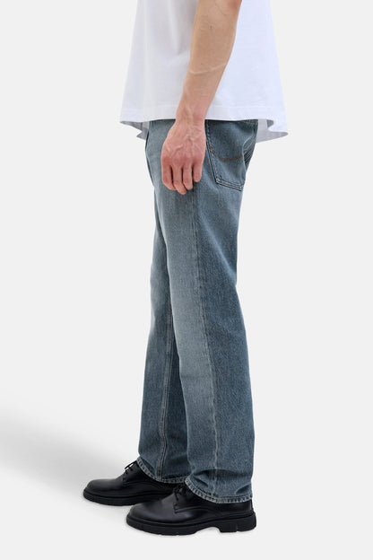 Tapered Mid Blue Denim Jeans - JACK & JONES JEANS INTELLIGENCE
