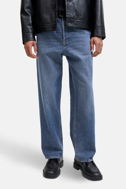 Mid Blue Wide Leg Jeans - JACK & JONES JEANS INTELLIGENCE