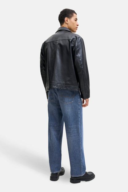 Mid Blue Wide Leg Jeans - JACK & JONES JEANS INTELLIGENCE