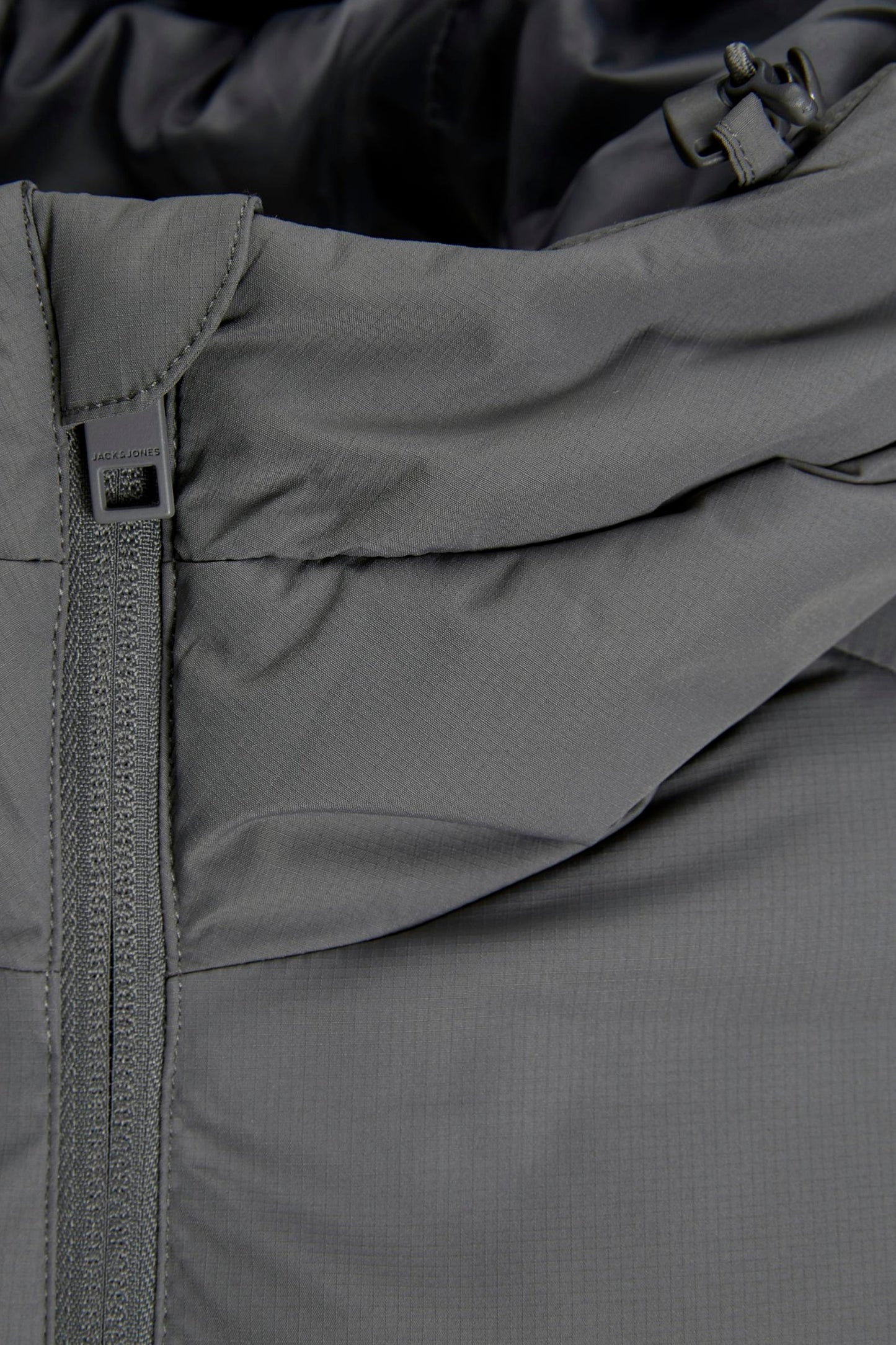 Lederen jas grijs - ORIGINALS BY JACK & JONES