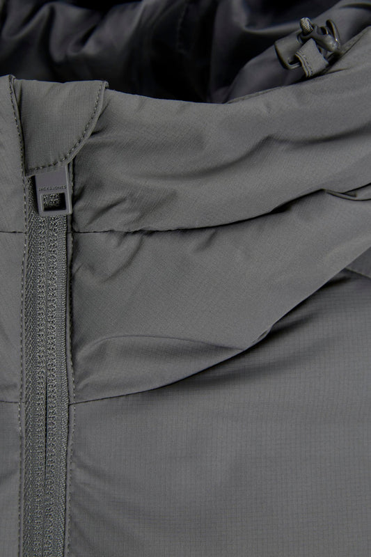 Lederen jas grijs - ORIGINALS BY JACK & JONES