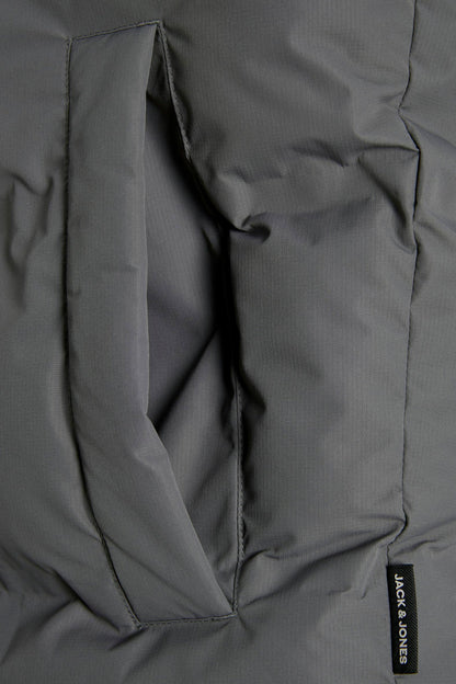 Lederen jas grijs - ORIGINALS BY JACK & JONES