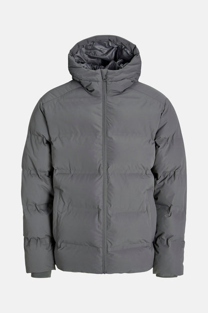 Lederen jas grijs - ORIGINALS BY JACK & JONES