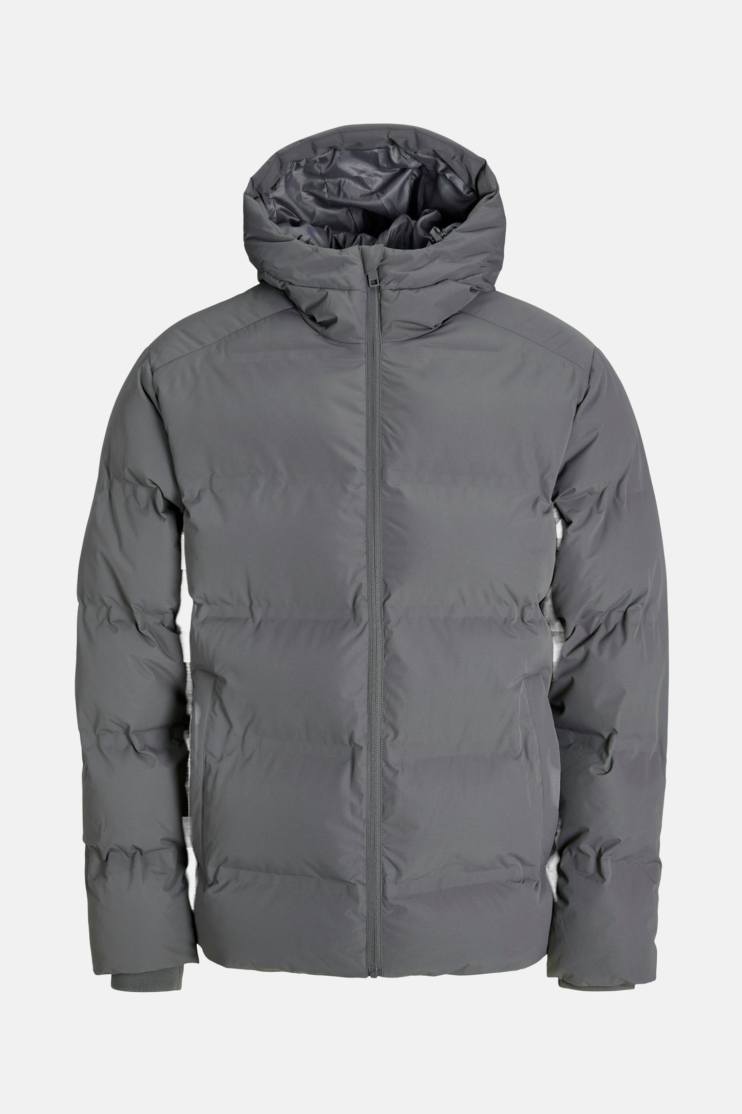 Lederen jas grijs - ORIGINALS BY JACK & JONES