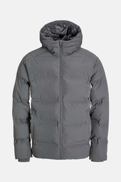 Lederen jas grijs - ORIGINALS BY JACK & JONES