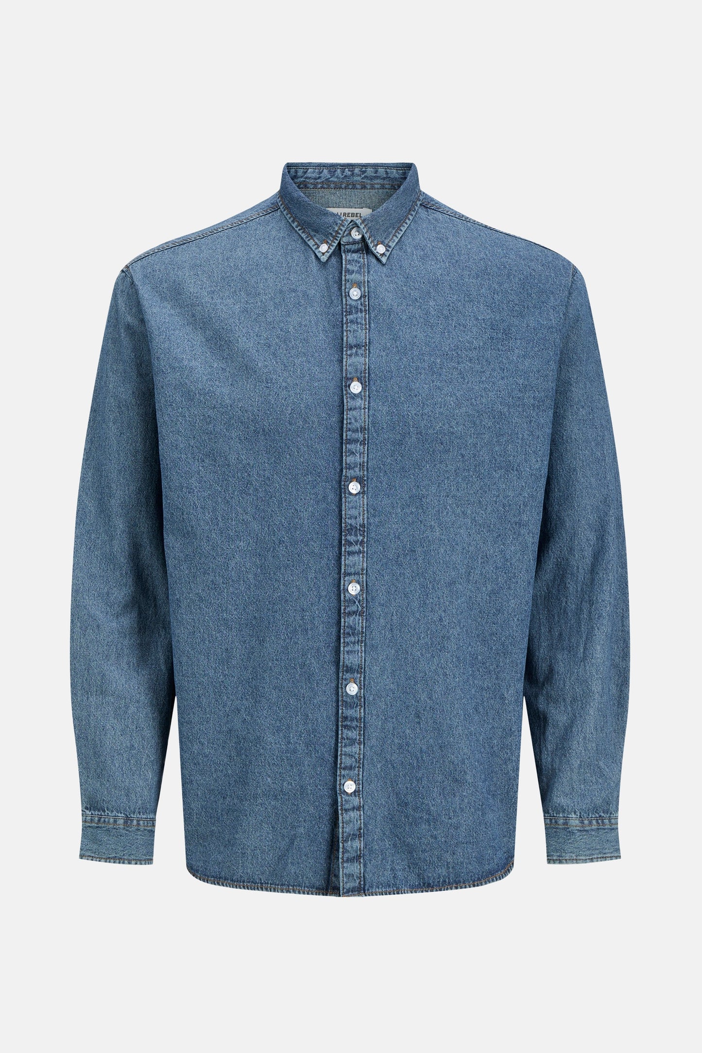 Jeanshemd mid blue denim - JJREBEL