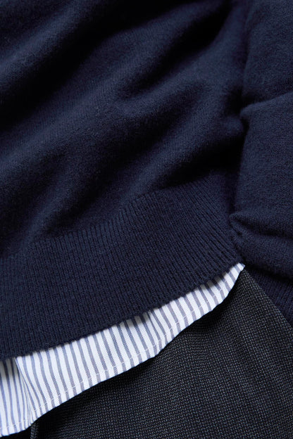 Trui met ronde hals blauw - PREMIUM by JACK & JONES