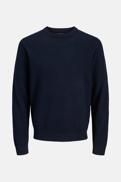 Trui met ronde hals blauw - PREMIUM by JACK & JONES