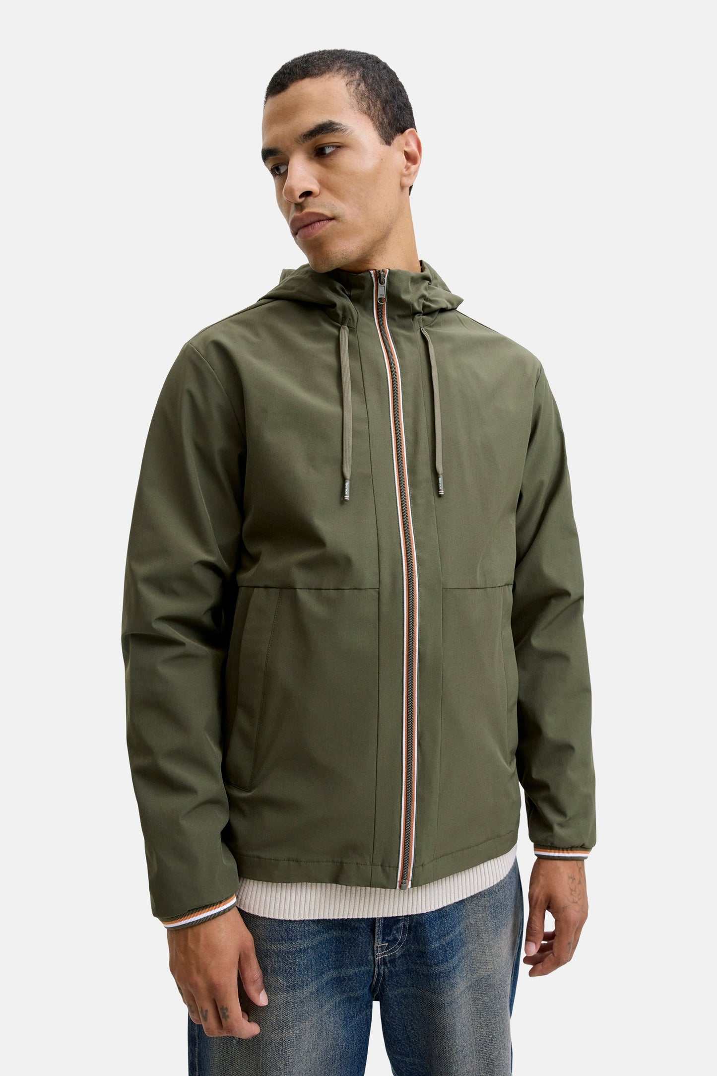 Jas (kort) groen - ORIGINALS BY JACK & JONES