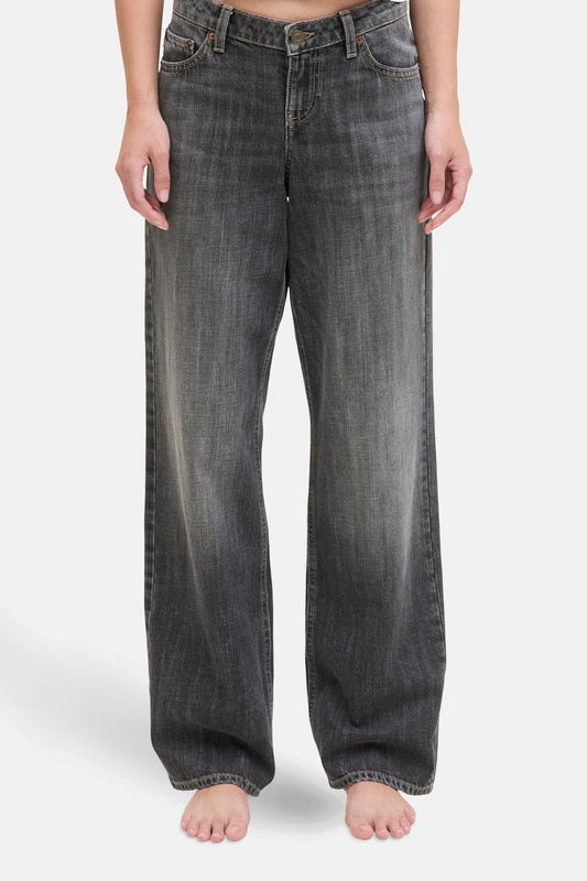 PALERMO - Donkergrijze Jeans