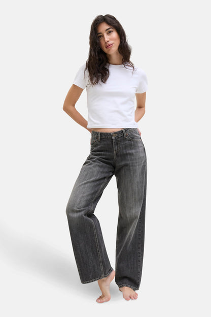PALERMO - Donkergrijze Jeans