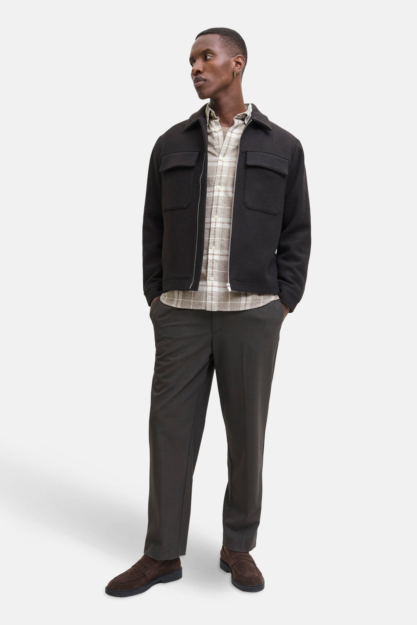 Hemd met lange mouwen - Beige