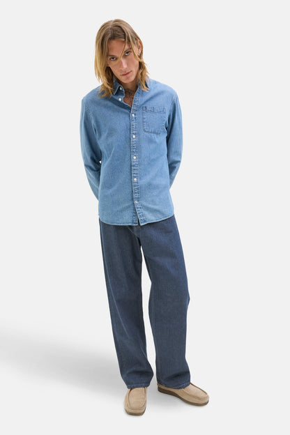 Donkerblauwe Wijdere Jeans - JACK & JONES JEANS INTELLIGENCE