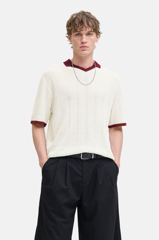 Korte Mouwen Polo - Ecru