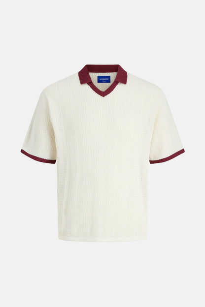 Korte Mouwen Polo - Ecru