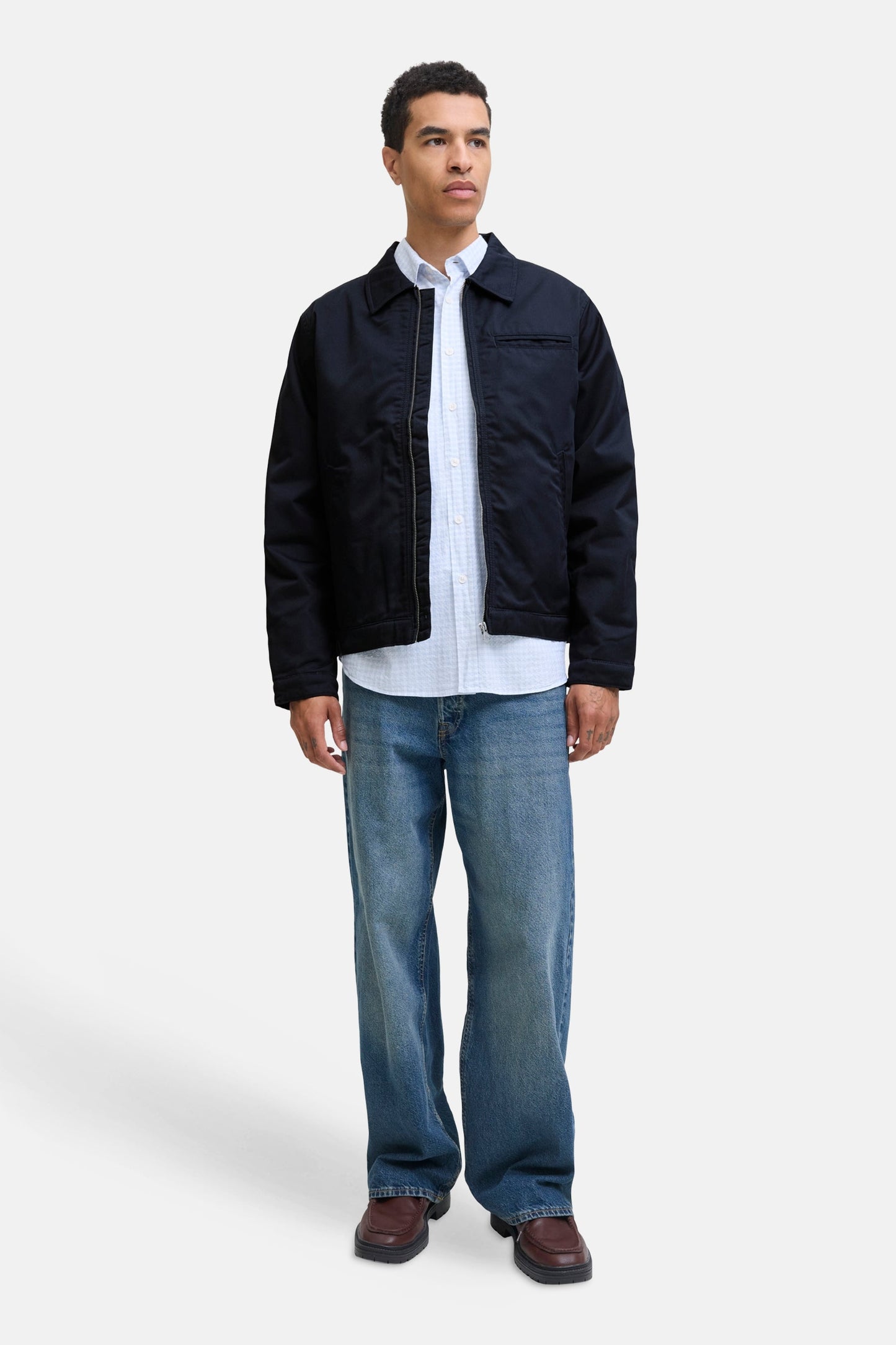 Jas (kort) blauw - ORIGINALS BY JACK & JONES