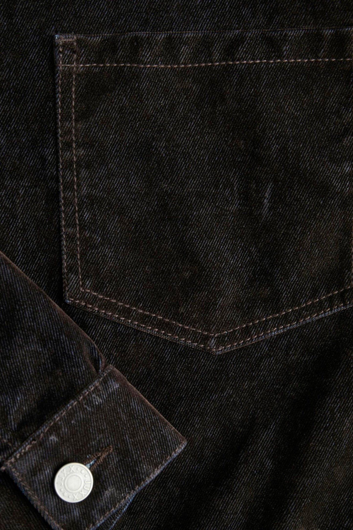 Jeansjas - bruin