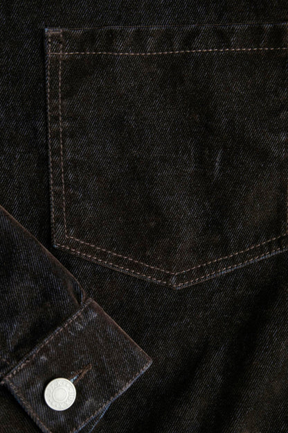 Jeansjas - bruin
