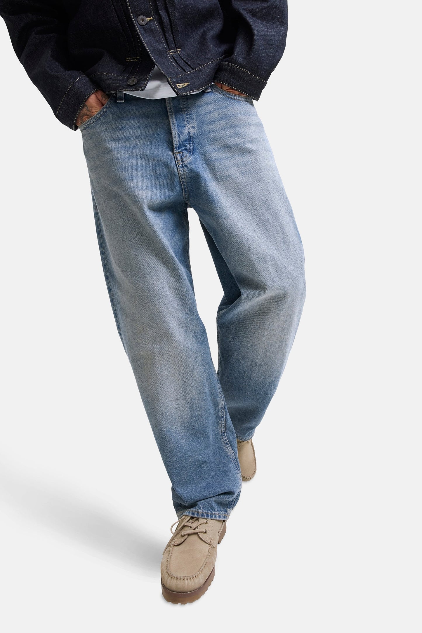 Jeans wijd middelblauwe denim - JACK & JONES JEANS INTELLIGENCE