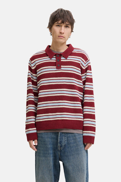 Rode V-hals Trui - ORIGINALS BY JACK & JONES