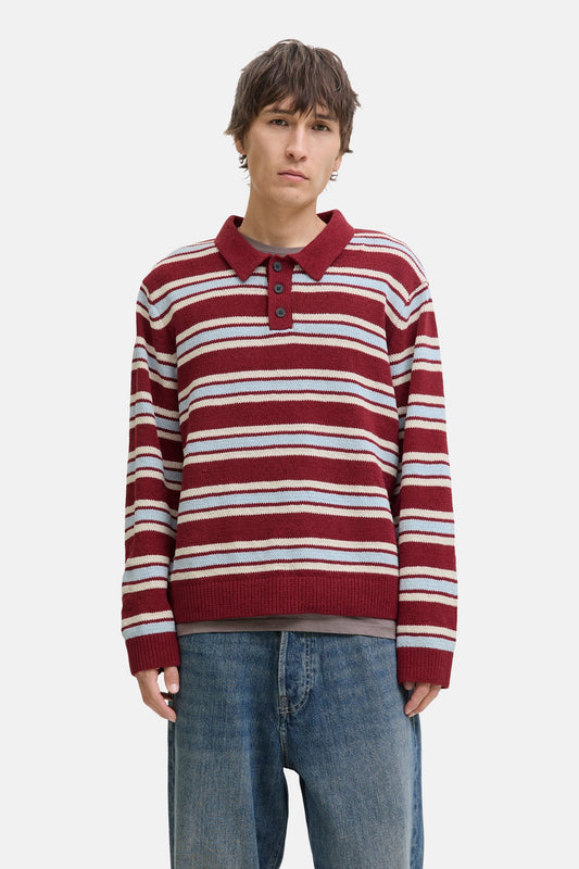 Rode V-hals Trui - ORIGINALS BY JACK & JONES