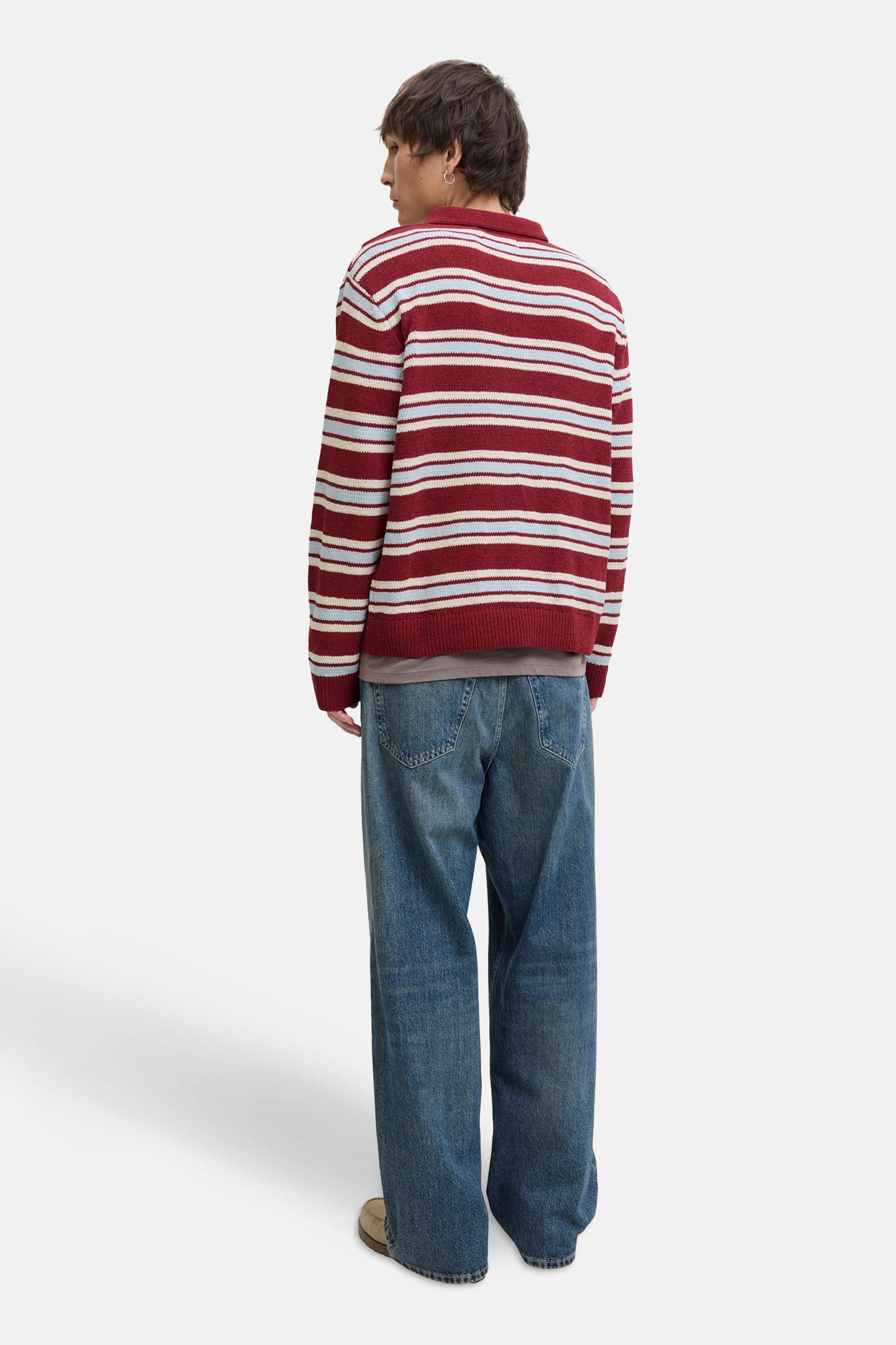 Rode V-hals Trui - ORIGINALS BY JACK & JONES
