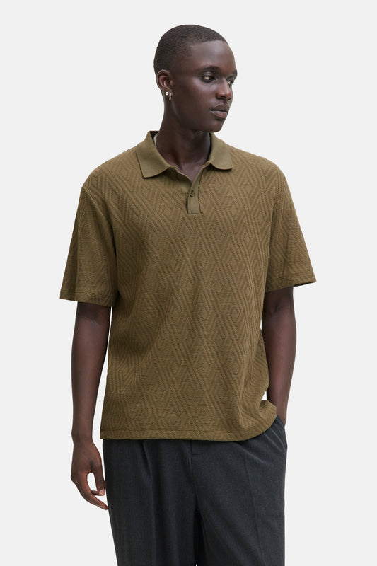 Korte Mouwen Polo - Kaki