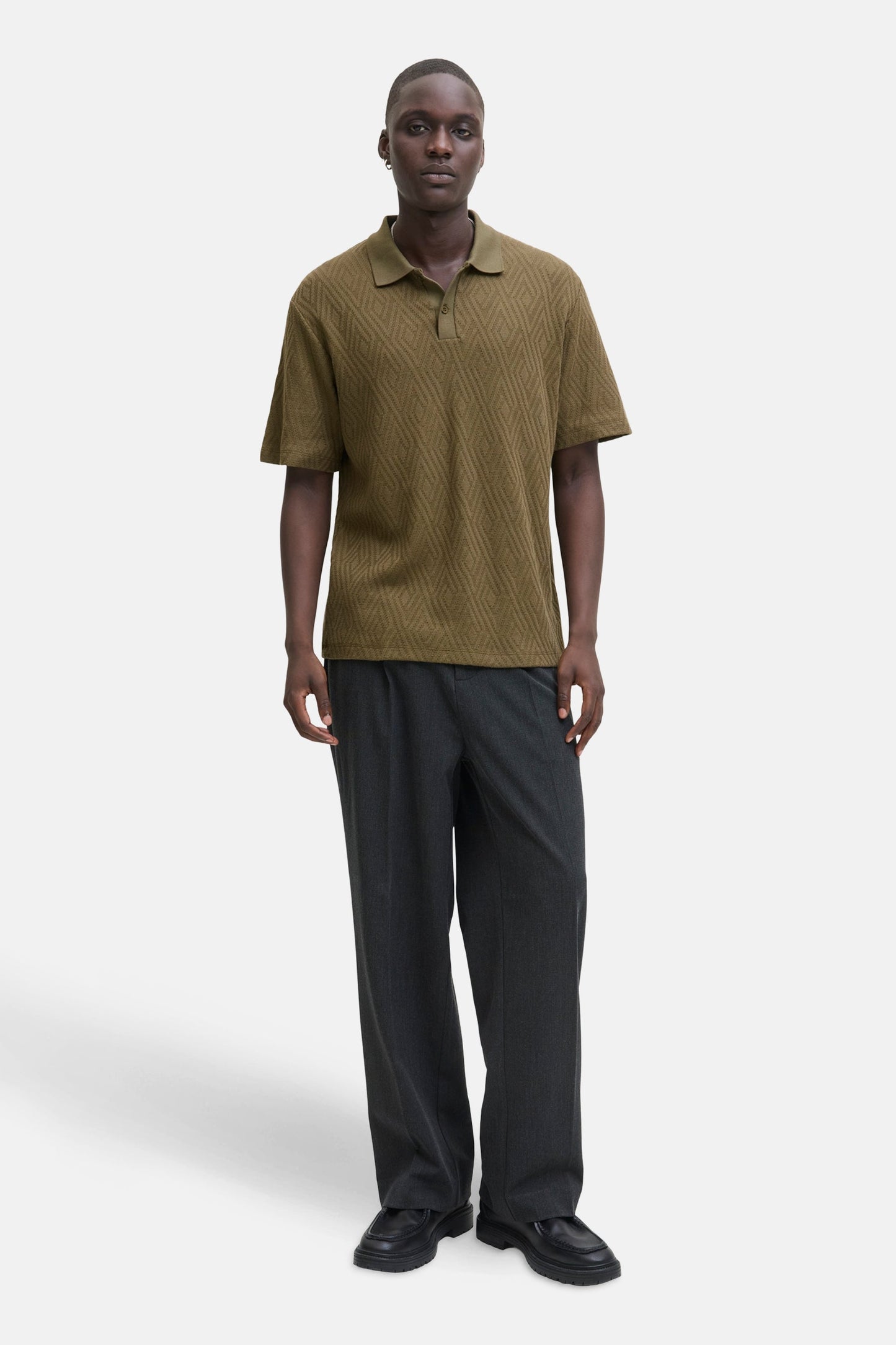 Korte Mouwen Polo - Kaki