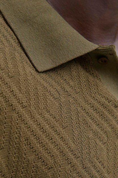 Korte Mouwen Polo - Kaki