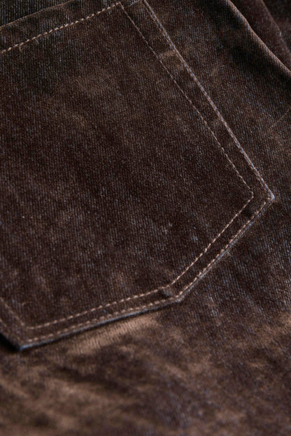Gekleurde jeans - bruin