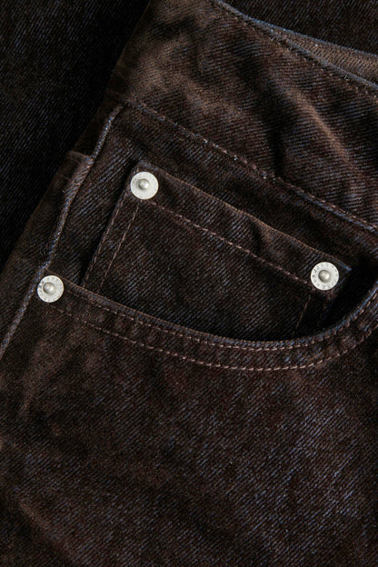 Gekleurde jeans - bruin