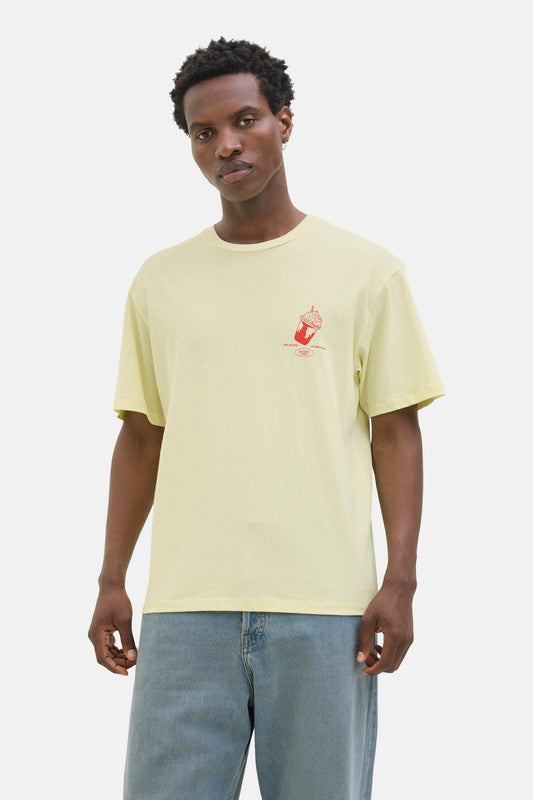T-shirt met korte mouwen - geel