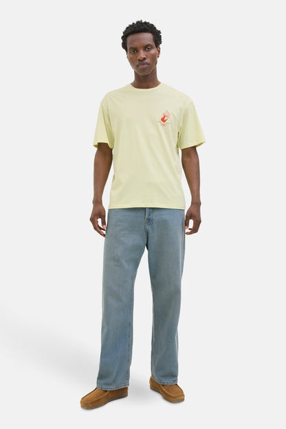 T-shirt met korte mouwen - geel