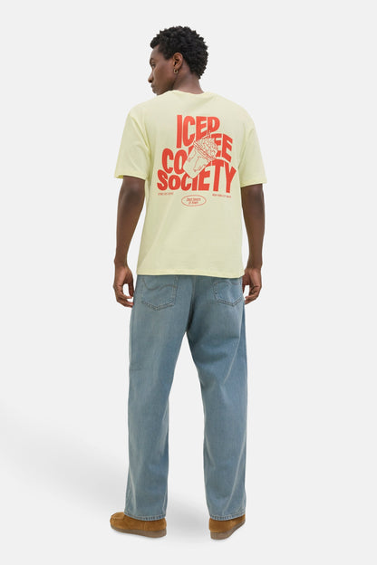 T-shirt met korte mouwen - geel