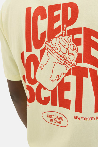 T-shirt met korte mouwen - geel