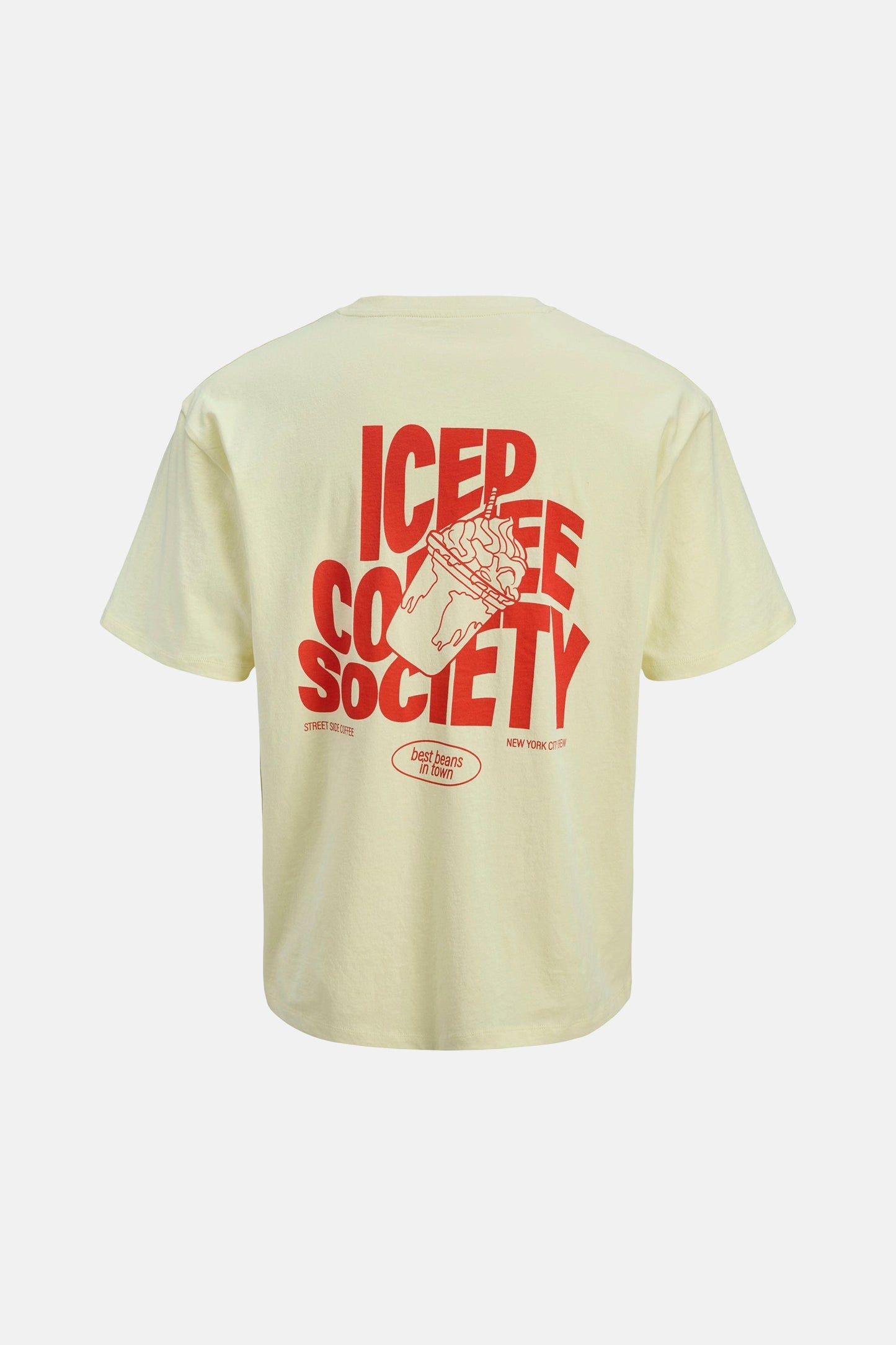 T-shirt met korte mouwen - geel
