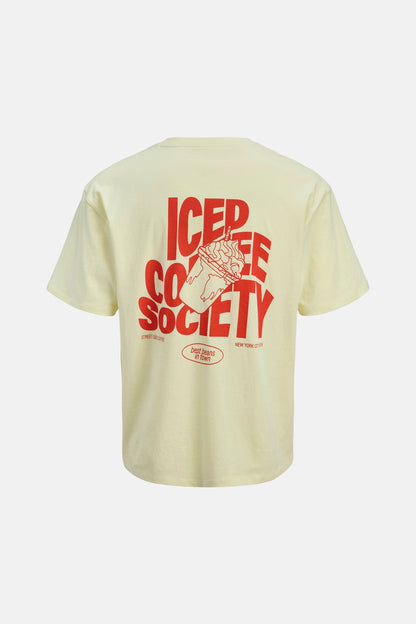 T-shirt met korte mouwen - geel