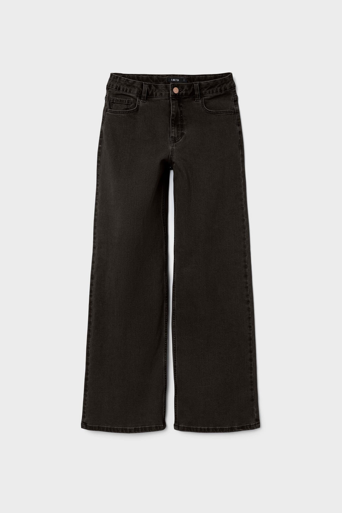 Zwarte Denim Wijde Jeans