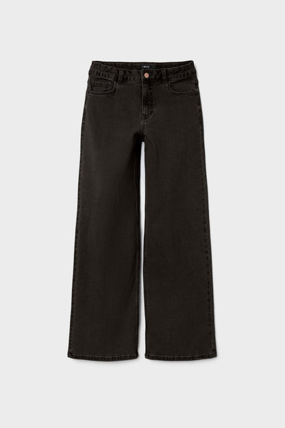 Zwarte Denim Wijde Jeans