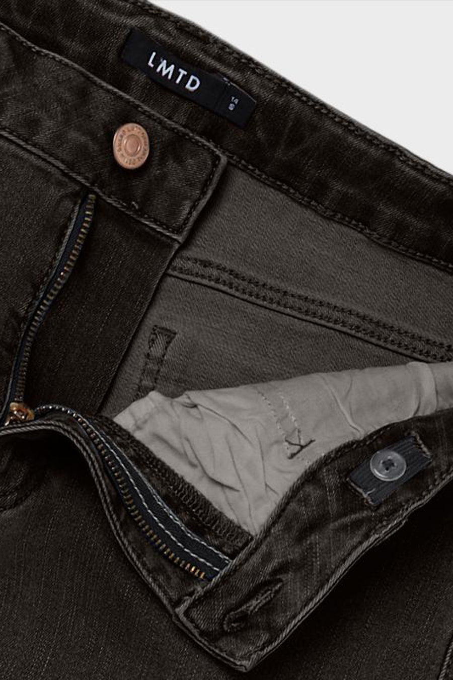 Zwarte Denim Wijde Jeans