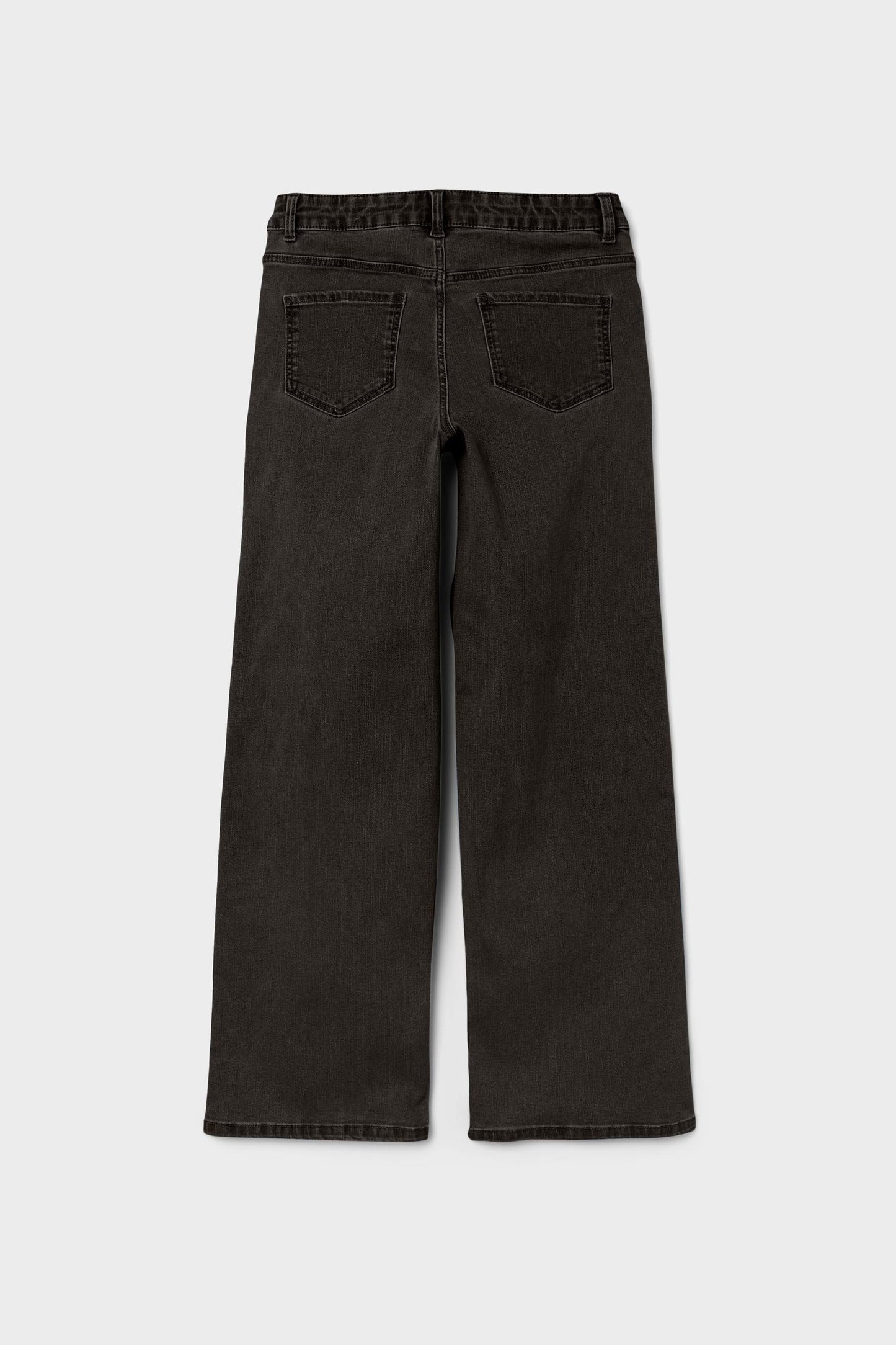 Zwarte Denim Wijde Jeans