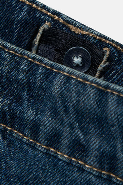 TOIZZA - Donkerblauwe Denim Jeans