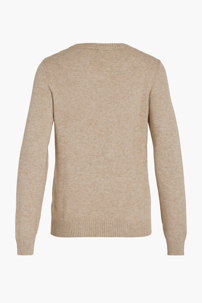Beige Ronde Hals Trui - VILA®