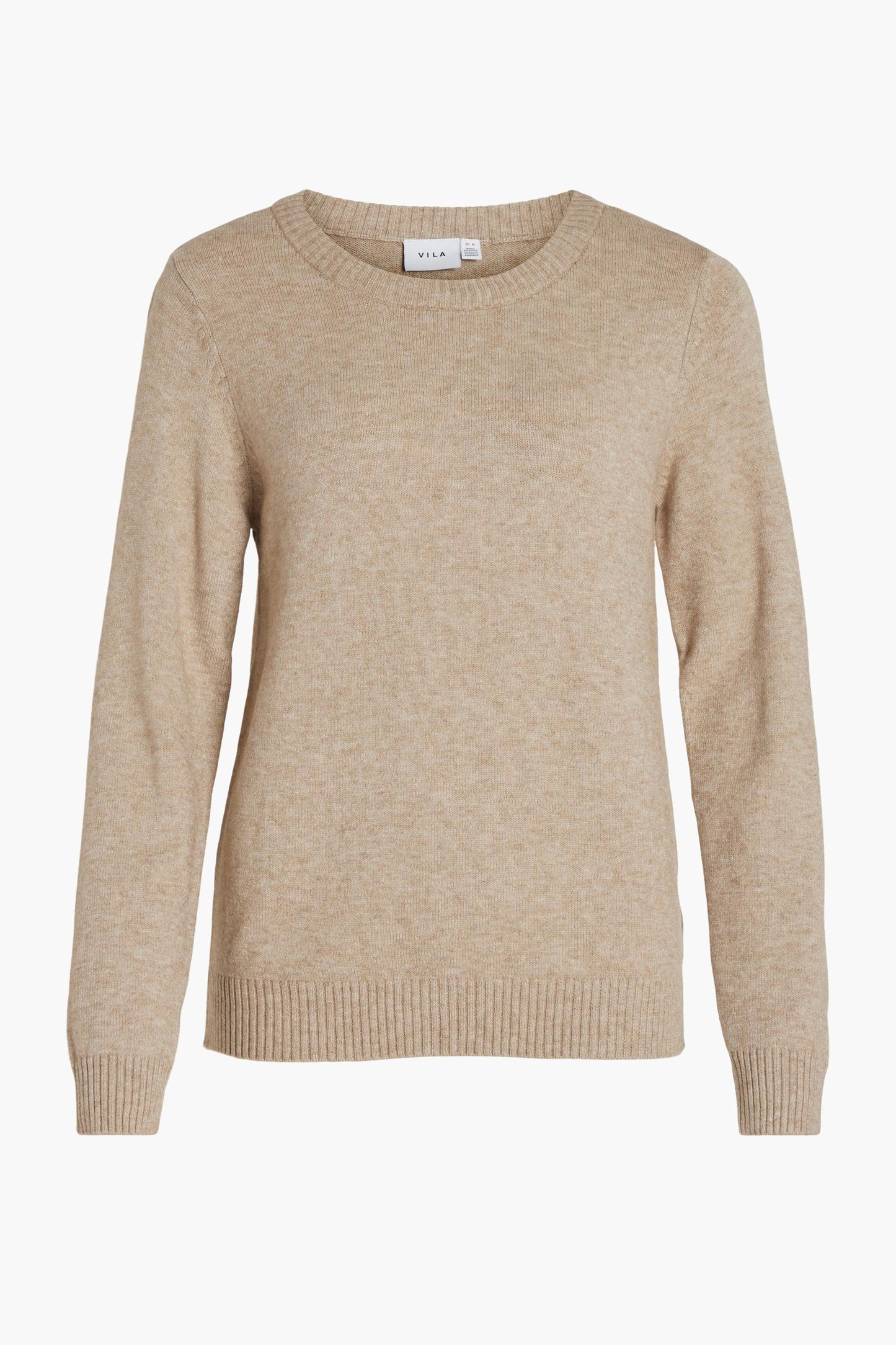 Beige Ronde Hals Trui - VILA®